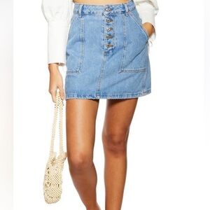 Topshop Denim Skirt